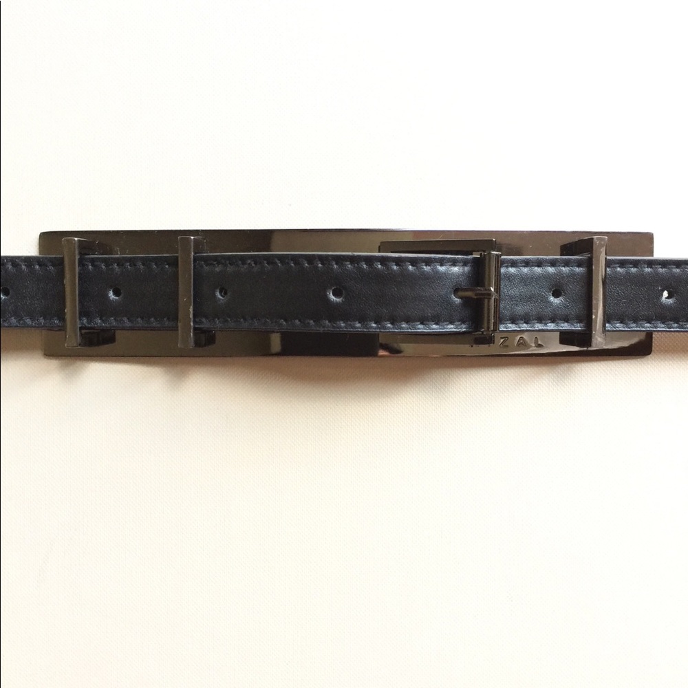 Rizal belt with nickel flat detail